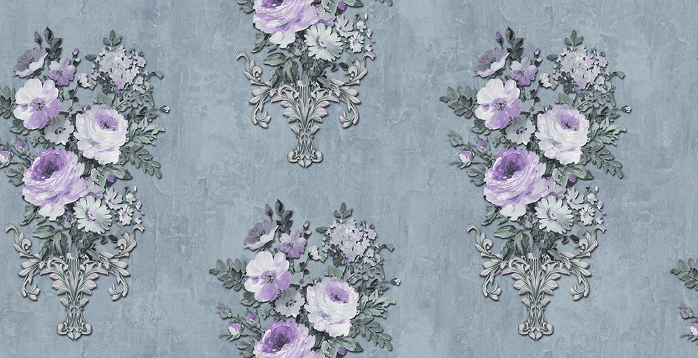 106 PVC Wallpaper Luxury Wall Paper for Home Decoration