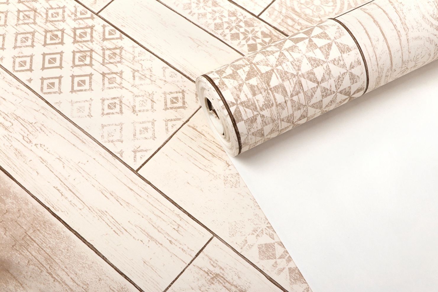 New PVC High Quality Wallpaper Modern Luxury Colorful Wooden Design