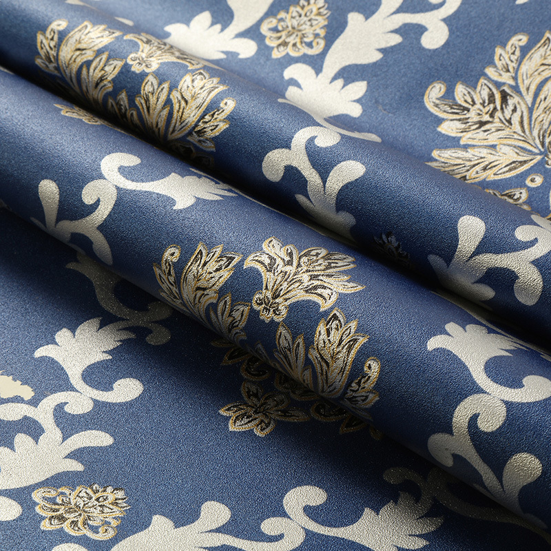 PVC Vinyl Wallpaper Waterproof Classic Wall Paper Wall Covering for Home Decor