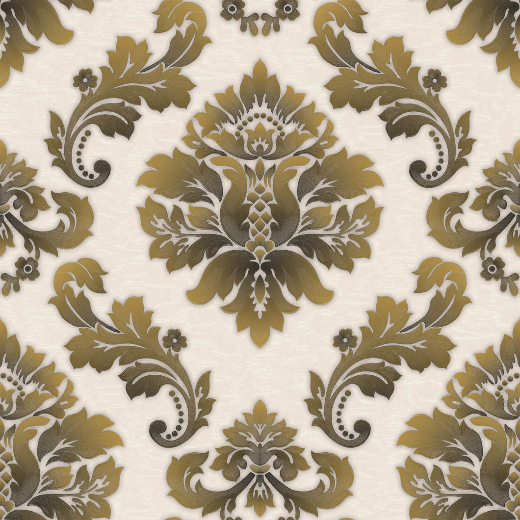 New PVC High Quality Wallpaper Embossing Luxury Design