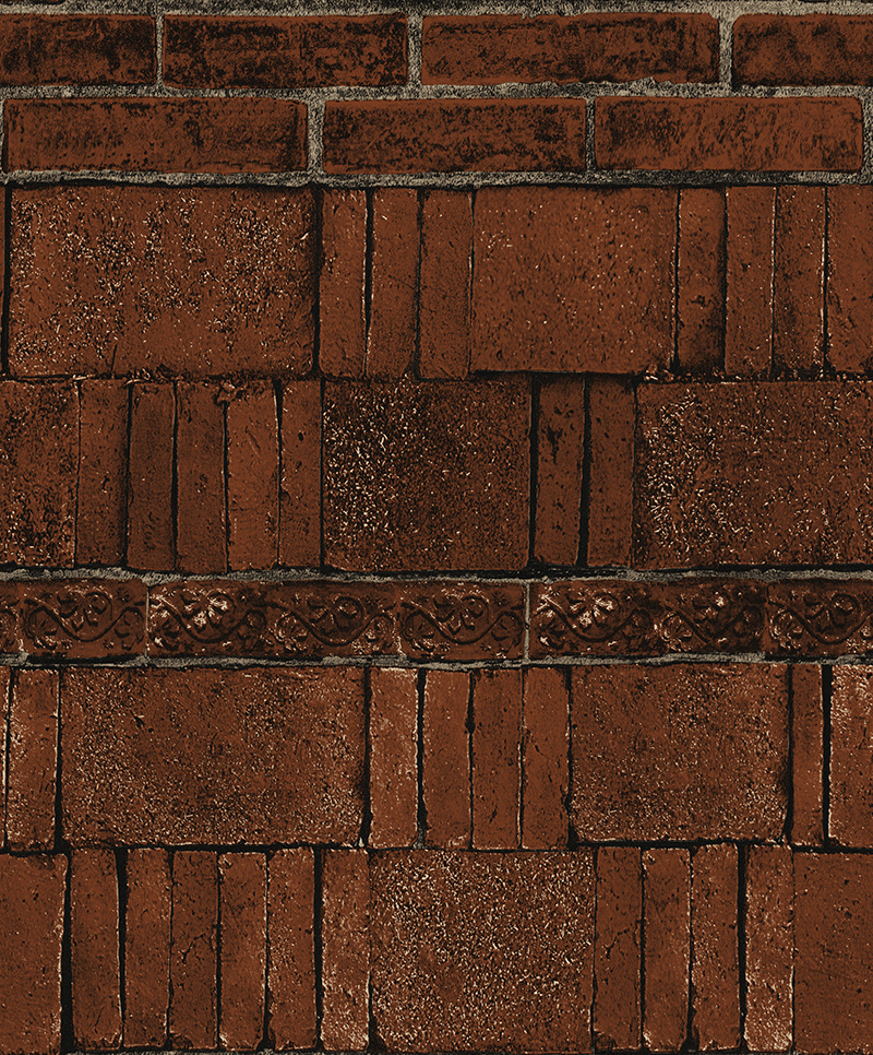 New PVC High Quality Wallpaper Modern Bricks Design