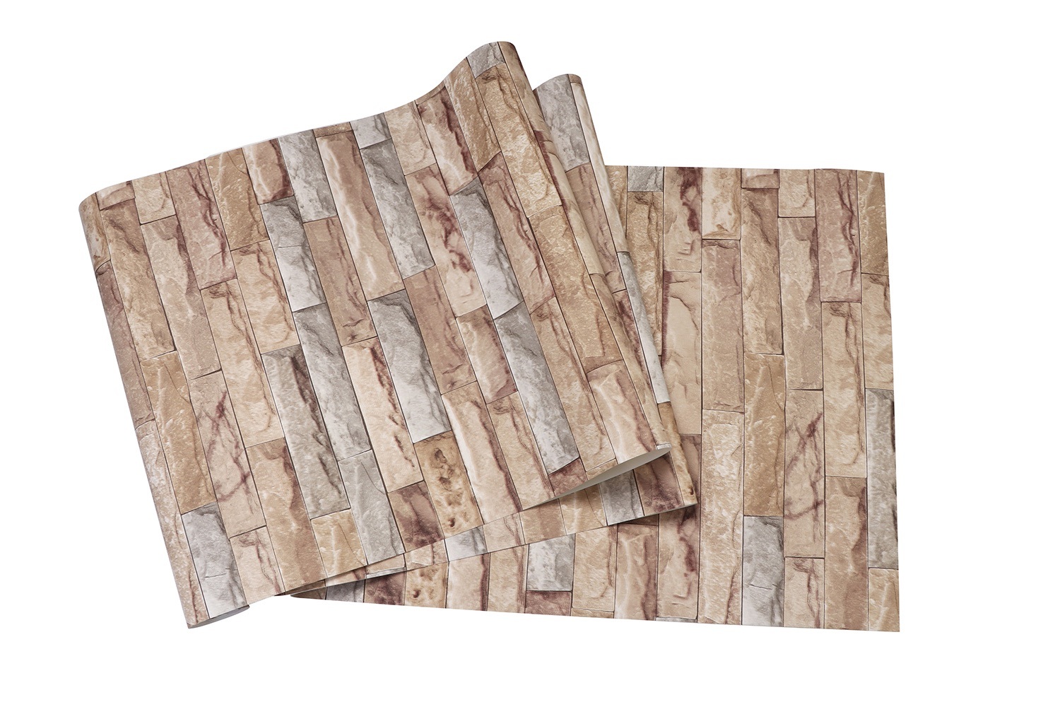 New PVC High Quality Wallpaper Modern Luxury Cultural Stone Design