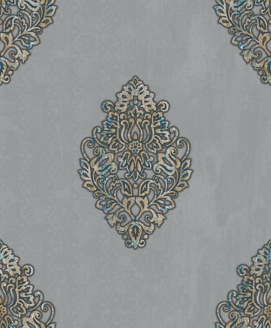 Factory Price PVC Wallpaper Luxury Damask Wall Paper for Home Decor