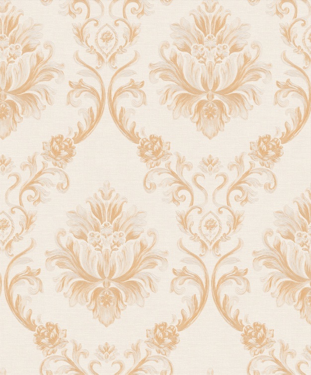 New PVC High Quality Wallpaper Damask Design