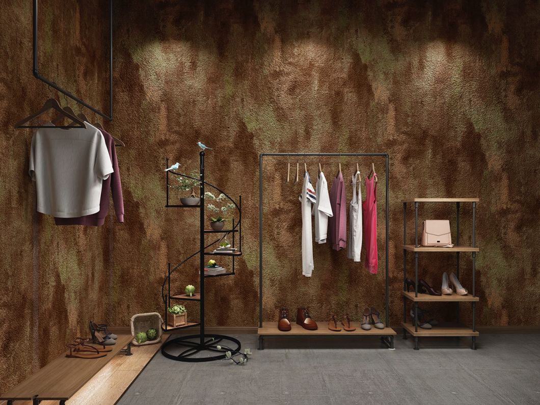 New PVC High Quality Wallpaper Modern Old Plain Color
