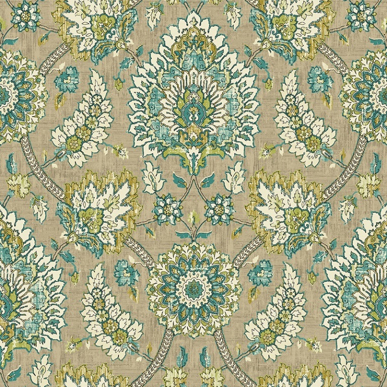 New PVC High Quality Wallpaper Classic Damask Design