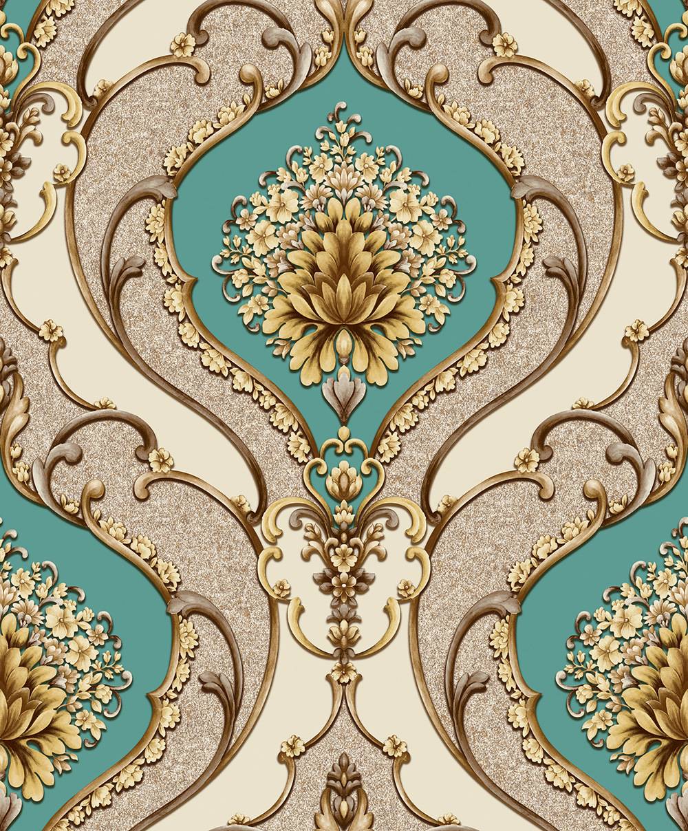 PVC Modern Wallpaper Factory Price 3D Design Waterproof Vinyl Luxury Wall Paper for Home Decoration