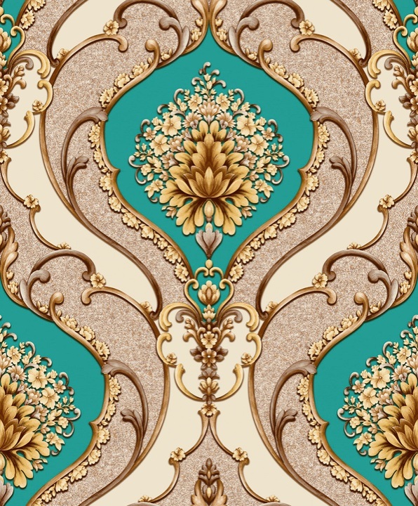 PVC Modern Wallpaper Factory Price 3D Design Waterproof Vinyl Luxury Wall Paper for Home Decoration
